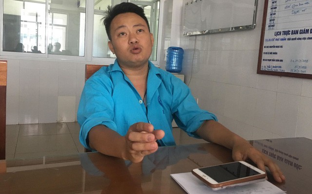Anh Đặng ngọc Vạn là nạn nhân may mắn sống sót, nhưng không may, vợ và con anh đã không qua khỏi.