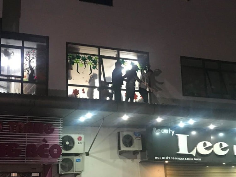 Công an điều tra vụ việc ngay trong đêm. 