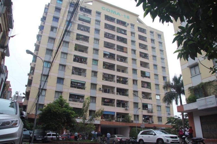 Chung cư xảy ra vụ việc.  