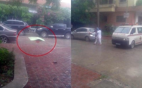 Hiện trường xảy ra vụ việc.  