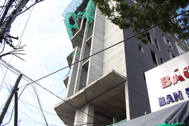 Hiện trường nơi xảy ra vụ việc.