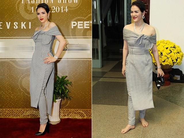 Có thể đây là khoảnh khắc thiếu chỉn chu hiếm hoi của người đẹp Lý Nhã Kỳ.