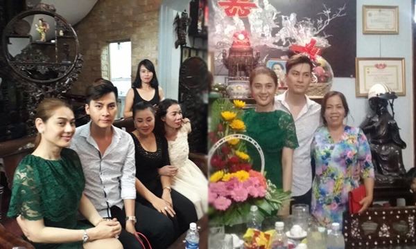 Khi ăn hỏi Lâm Khánh Chi lại để mặt mộc nhợt nhạt khó hiểu. Thiếu đi lớp son phấn, gương mặt của cô lộ vẻ nam tính nhiều hơn.
