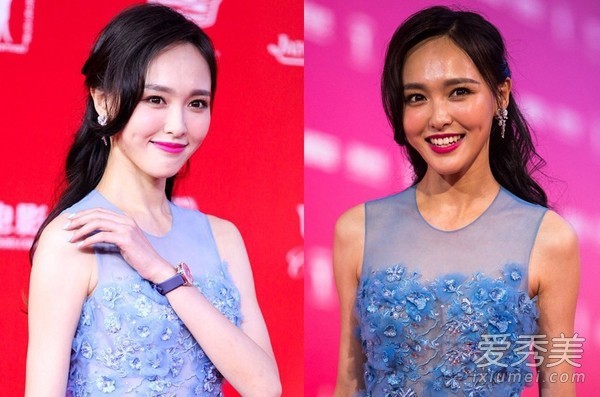 Đường Yên chỉ giữ được nụ cười tươi thương hiệu, tuy nhiên khuôn mặt lại không hề trẻ trung như photoshop 