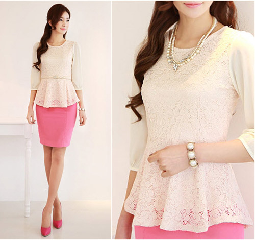 sơ mi peplum, áo peplum, peplum