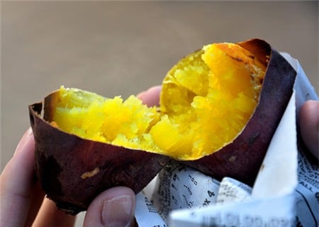 khoai lang, thực phẩm đẹp da