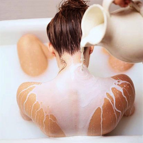 làm đẹp da, tắm