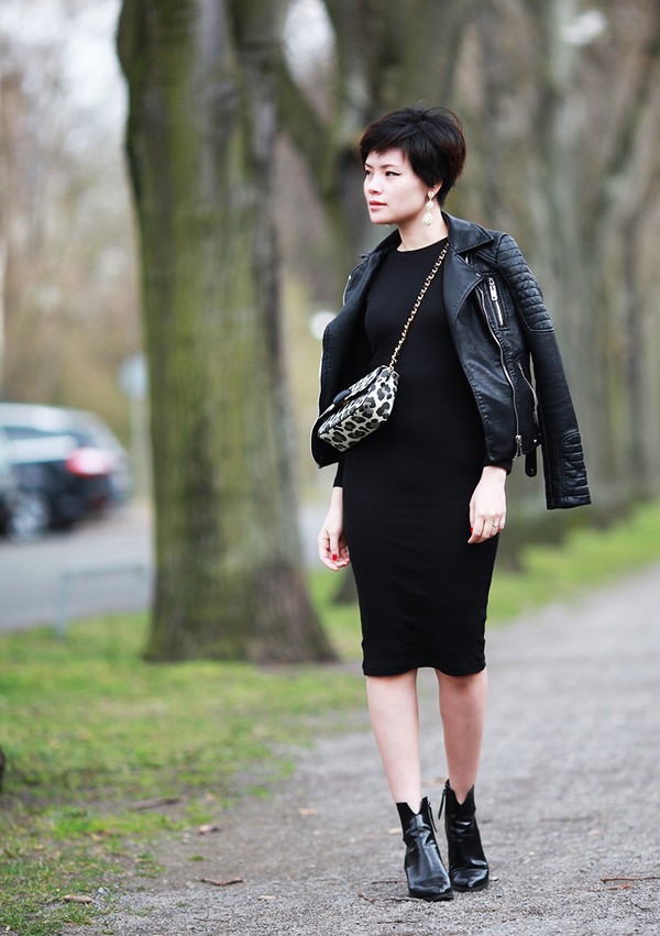 Biker jacket, f5 phong cách công sở