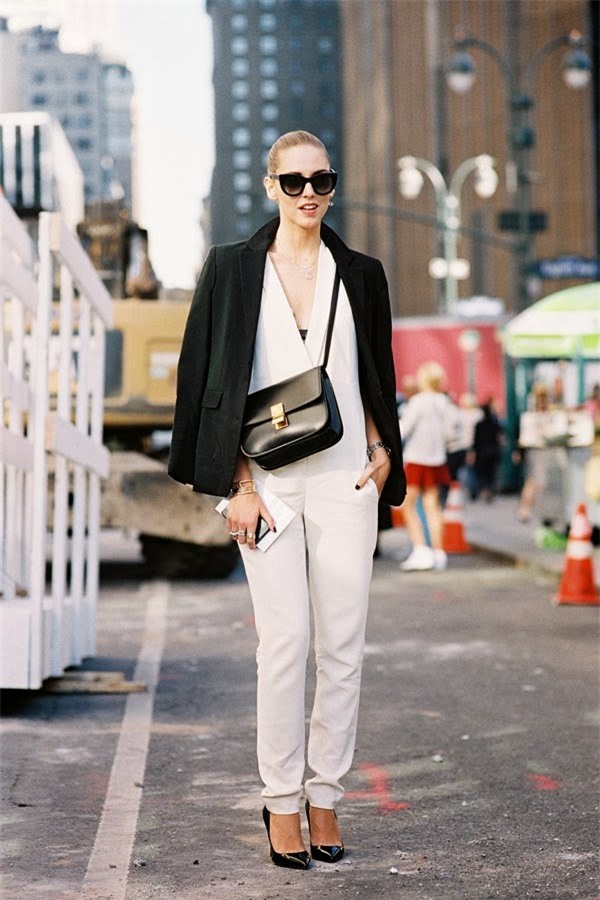 jumpsuit và blazer