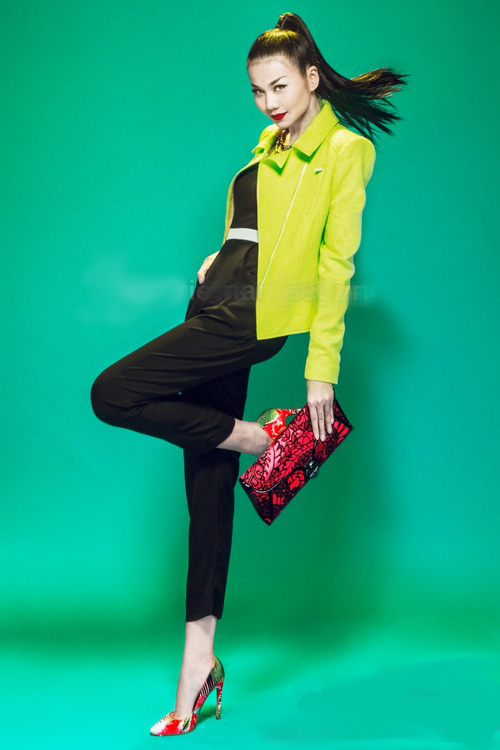 jumpsuit và blazer