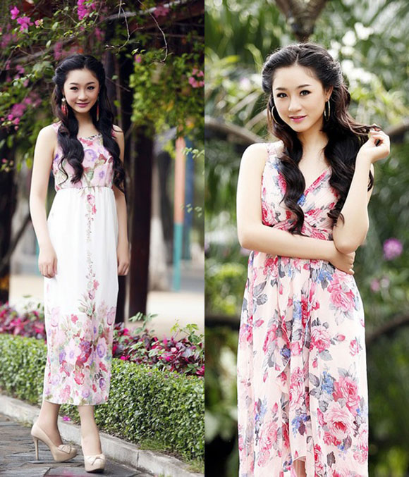 Chào hè với mẫu maxi họa tiết không bao giờ lỗi mốt