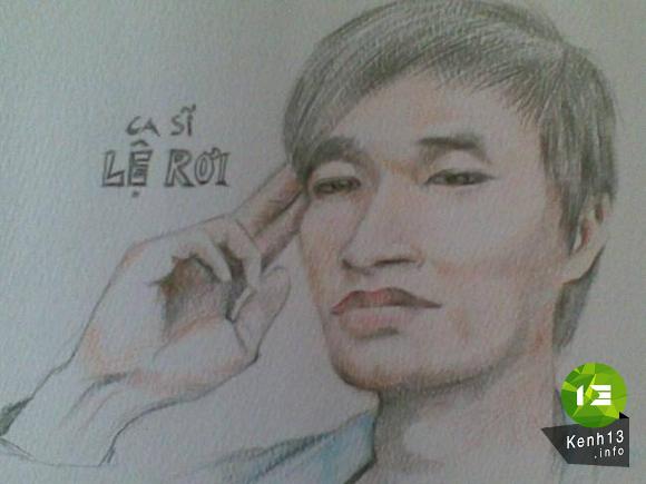 Ảnh chế Lệ Rơi