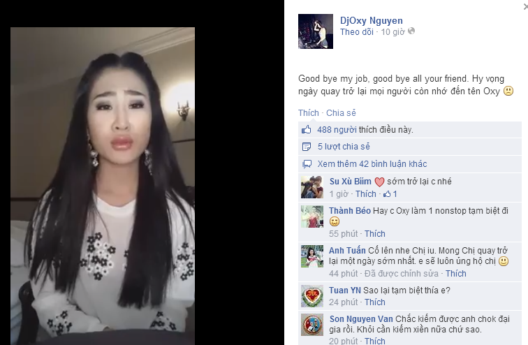 Oxy quyết đinh giải nghệ DJ