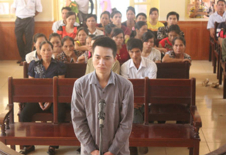 Hoàng Văn Hải tại phiên tòa xét xử