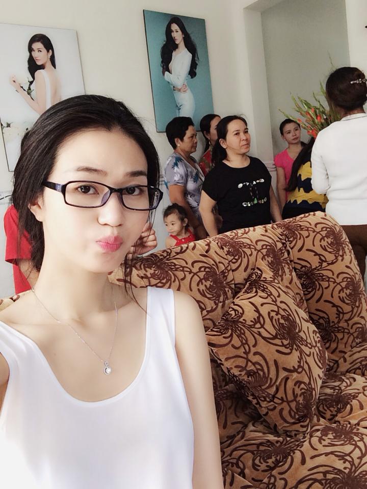 khánh my khoe nhà ở quê