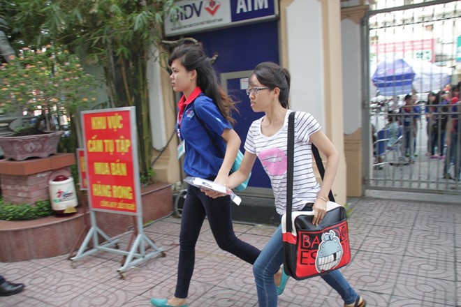 nhầm môn thi đại học