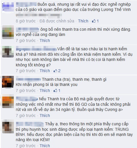 thanh tra bộ đe dọa giáo viên