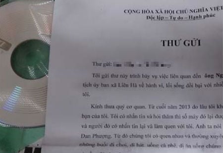 Thư tố cáo chủ tịch xã 