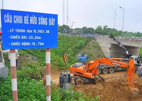 Duong nuoc song Da, vỡ đường ống nước sông Đà lần thứ 9,