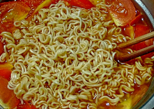 mì tôm