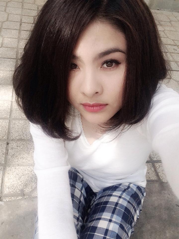 tóc chấm vai đại náo showbiz
