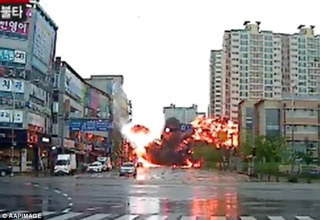 trực thăng hàn quốc rơi