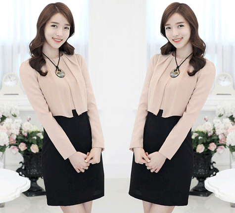 Váy công sở mùa thu 