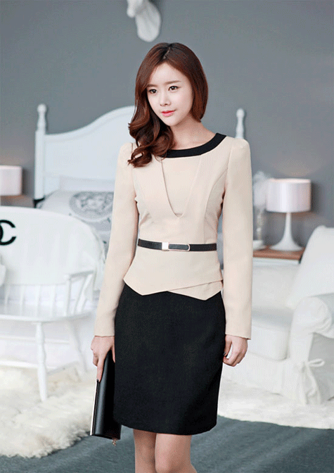 Váy công sở mùa thu 