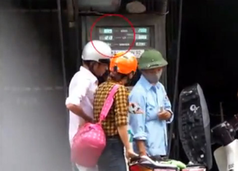 Bơm xăng gian lận