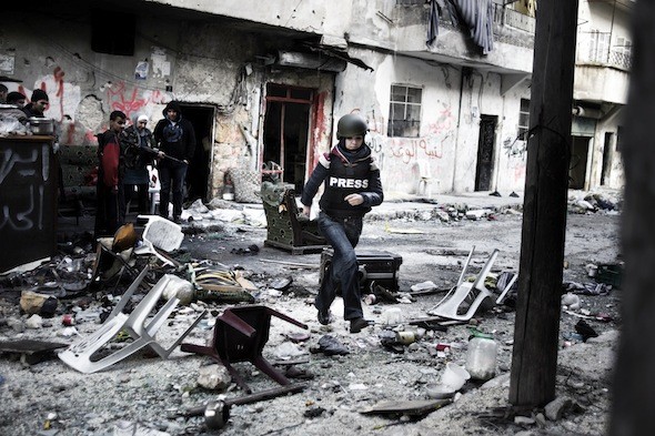 nhật ký nữ nhà báo syria