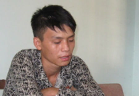 Hung thủ Phạm Đình Đương tại cơ quan điều tra