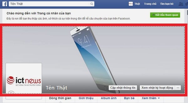 Làm tên facebook phát sáng