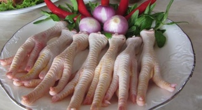 chân gà gây ung thư