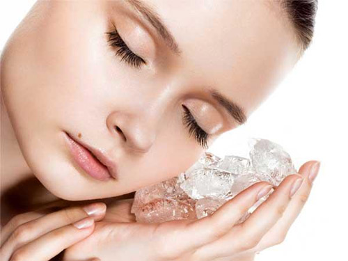 Làm đẹp với đá lạnh
