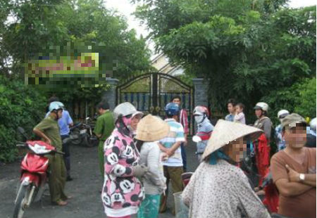Hiện trường xảy ra vụ việc