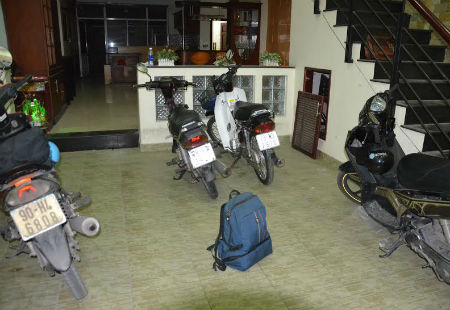 Hiện trường vụ trộm 7/13 xe máy