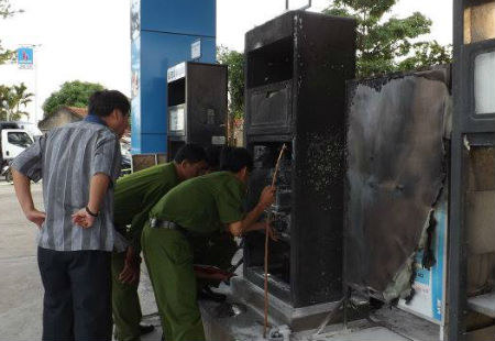 Lực lượng công an đang điều tra, làm rõ vụ cháy