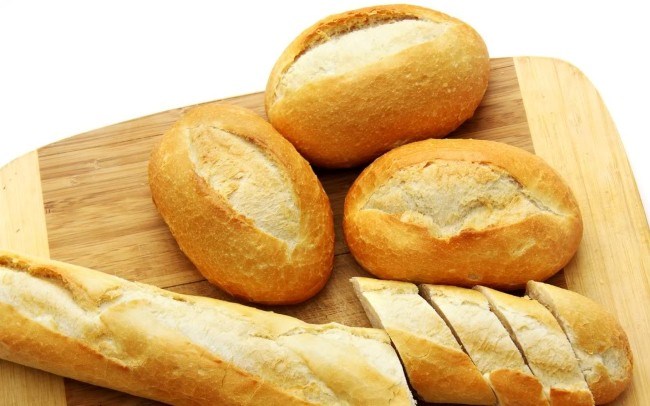 bánh mỳ trắng răng