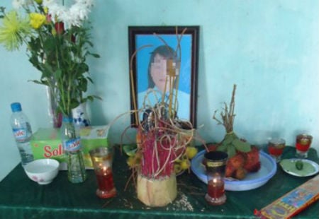Di ảnh nạn nhân