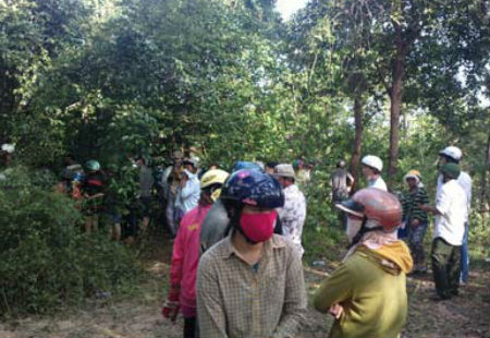 Hiện trường xảy ra vụ việc