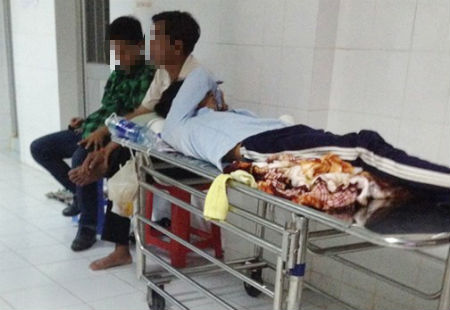 Đối tượng Nghiệp đã tĩnh sau khi được cấp cứu 