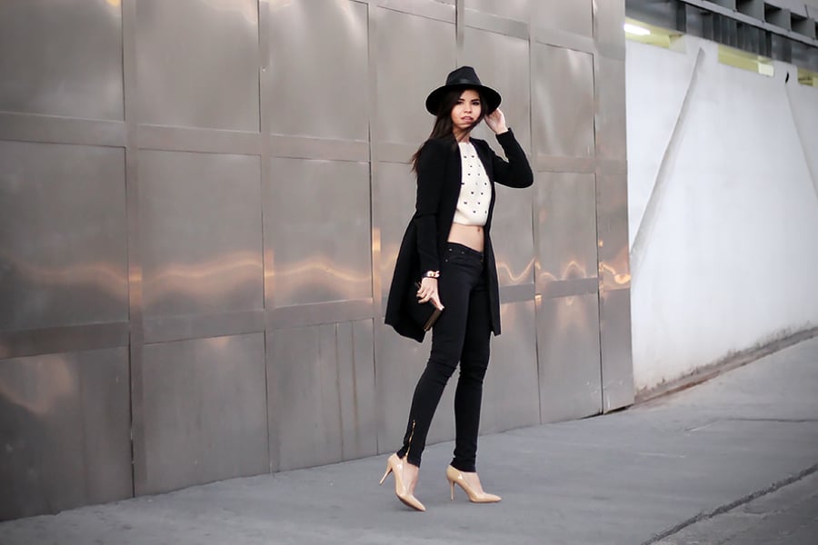crop top thu đông