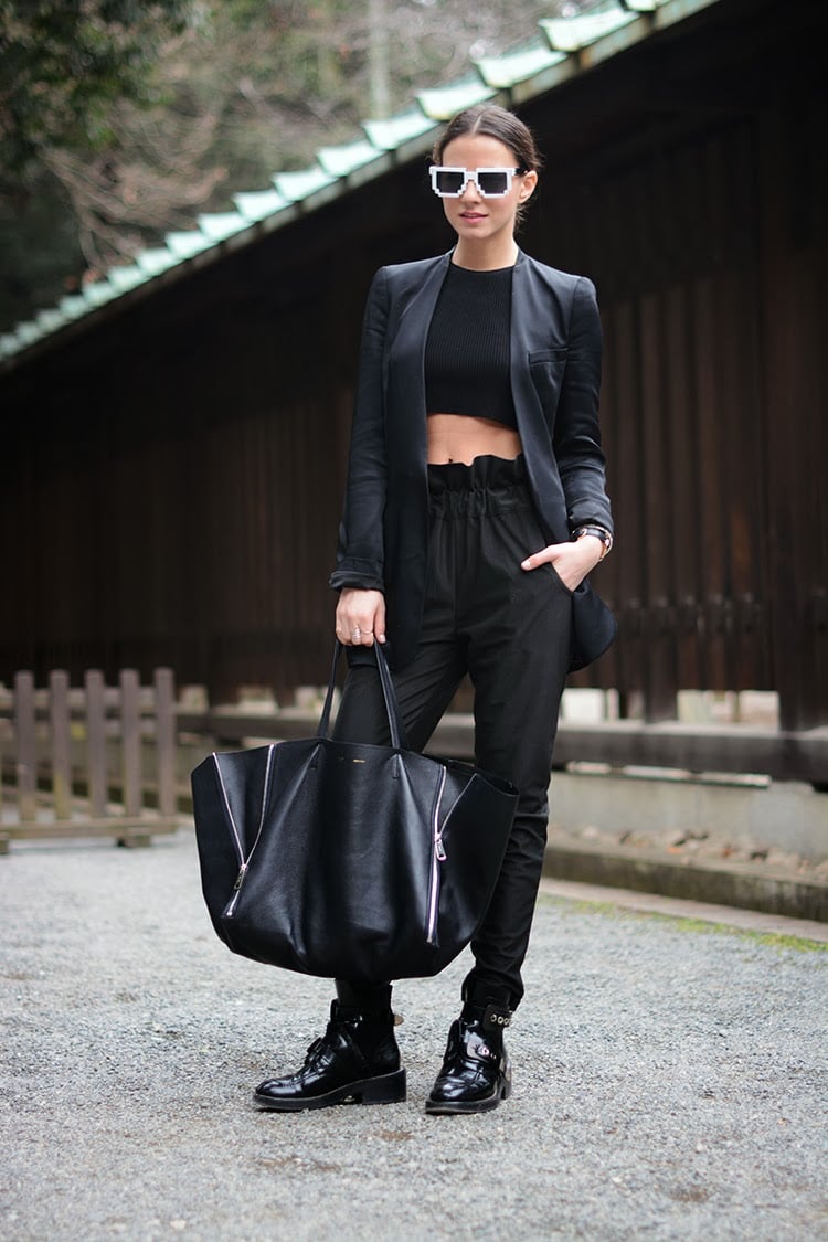 crop top thu đông
