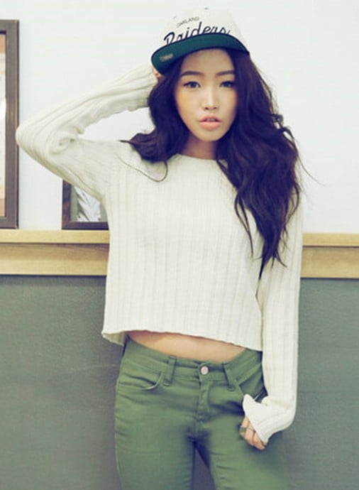 crop top thu đông