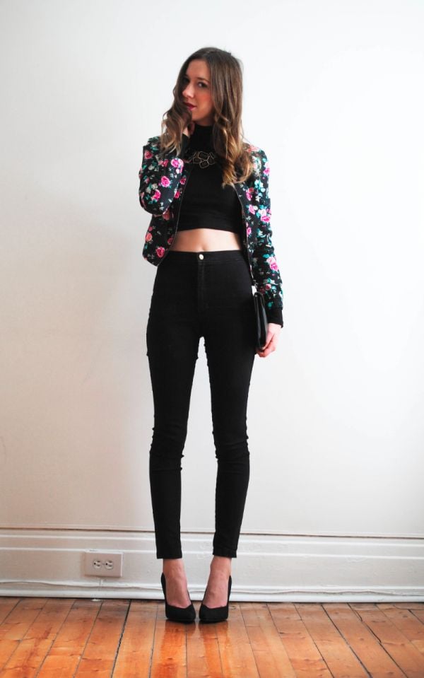 crop top thu đông