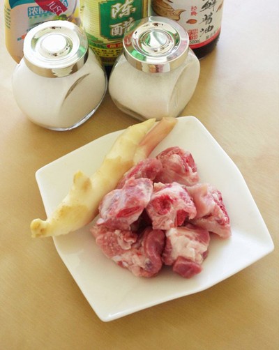 sườn xào gừng