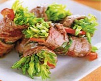 bò cuộn thiên lý