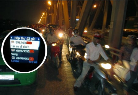 Cô gái nhắn tin cho người yêu rồi tự tử