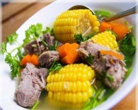 sườn nấu ngô