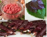 thịt cuốn tía to